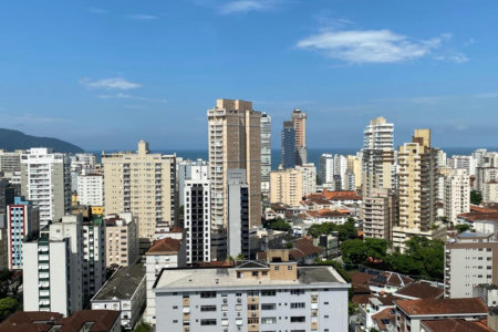 Apartamento com 2 dormitórios à venda, 89 m² por R$ 1.010.000,00 - Gonzaga - Santos/SP