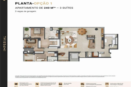 Apartamento à venda com 3 suítes em Jardim Morumbi, São Paulo, SP