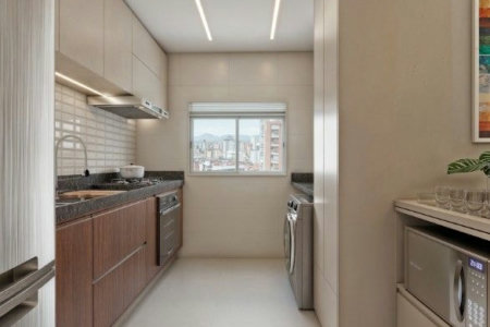 Apartamento com 1 dormitório à venda, 49 m² por R$ 584.000,00 - Aparecida - Santos/SP
