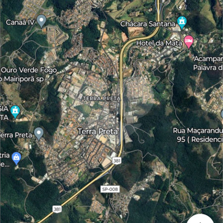 Área mista em Terra Preta para industrial e residencial em Terra Preta, ótima para galpões, excelente localização, próximo rodovia Fernão Dias