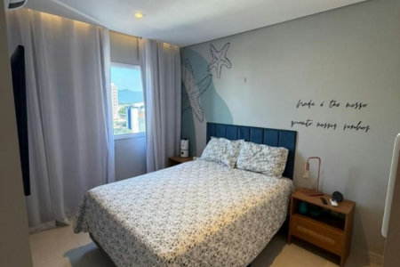 Apartamento com 1 dormitório à venda, 58 m² por R$ 585.000,00 - Canto do Forte - Praia Grande/SP