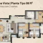 Apartamento à venda com 1 suíte em Jardim do Paço, Sorocaba, SP