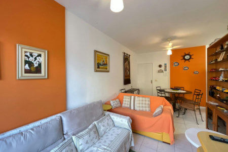 Apartamento com 1 dormitório à venda, 52 m² por R$ 290.000,00 - Jardim Três Marias - Guarujá/SP