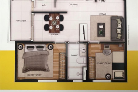 Apartamento à venda com 2 quartos no Centro, Diadema, SP