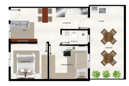 Apartamento à venda com 2 quartos em Vila Guilhermina, São Paulo, SP