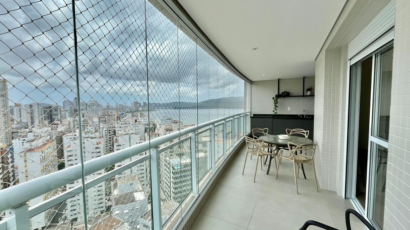 Apartamento com 3 dormitórios à venda, 134 m² por R$ 2.770.000,00 - Boqueirão - Santos/SP