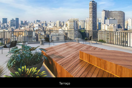 Apartamento à venda com 1 quarto em República, São Paulo, SP
