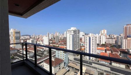 Apartamento com 1 dormitório à venda, 83 m² por R$ 1.150.000,00 - Boqueirão - Santos/SP