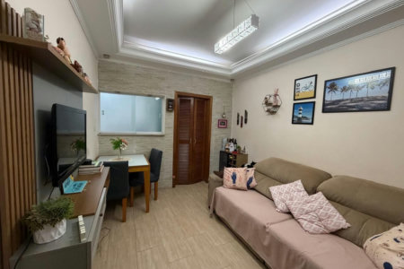 Apartamento com 2 dormitórios à venda, 62 m² por R$ 375.000,00 - Boqueirão - Santos/SP