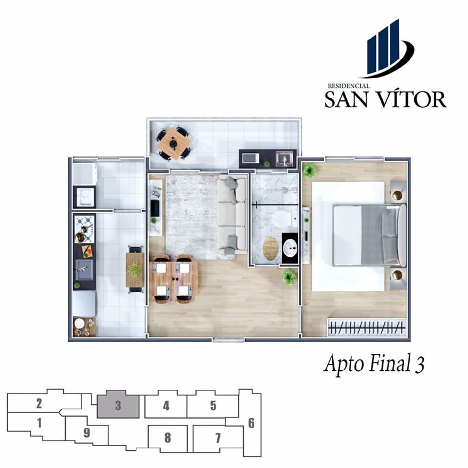 Apartamento Residencial à venda, Centro, São Vicente - AP0552.