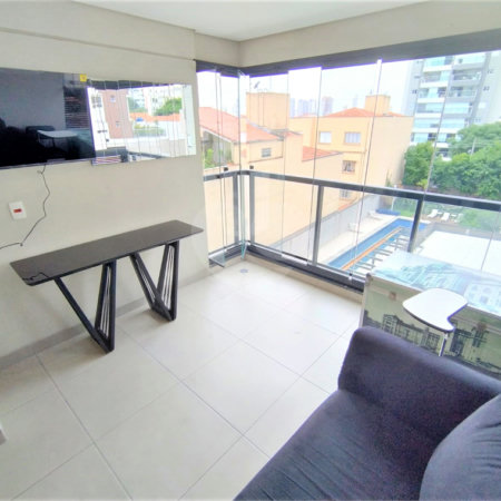 Apartamento de 1 quarto - Vila Mariana - Varanda, - 1 vaga - Lazer e serviços no condomínio.