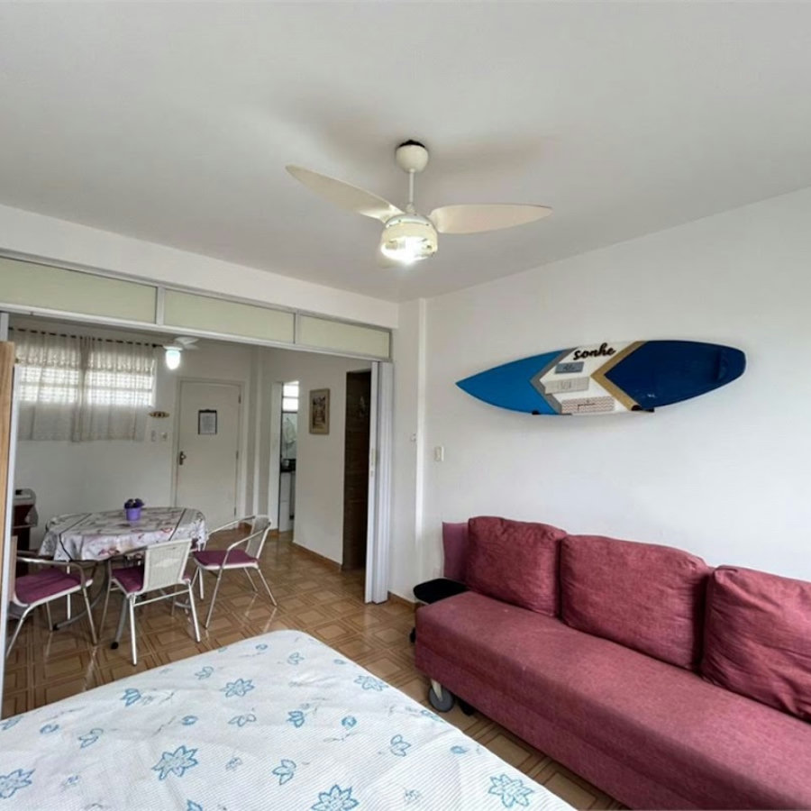 Apartamento com 1 dormitório à venda, 58 m² por R$ 400.000,00 - Barra Funda - Guarujá/SP