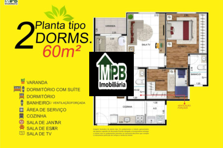 Apartamento à venda com 3 quartos em Caguassu, Sorocaba, SP