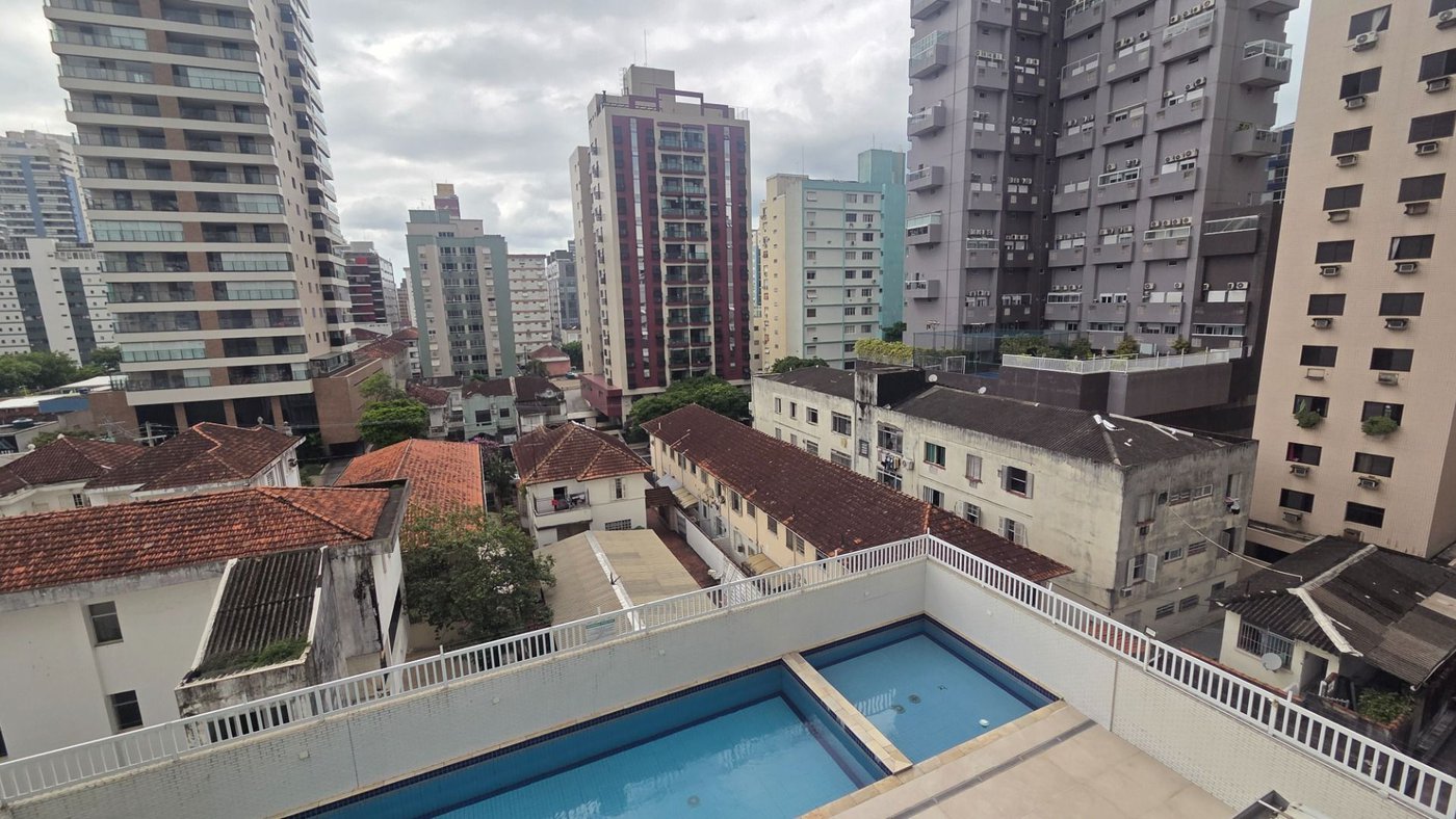 Apartamento com 2 dormitórios à venda, 95 m² por R$ 1.320.000,00 - Pompéia - Santos/SP