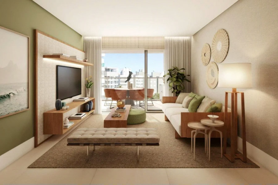 Apartamento à venda com 3 quartos, sendo 1 suíte, em Riviera de São Lourenço, Bertioga, SP