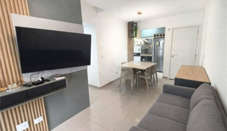 Apartamento à venda com 2 quartos, sendo 1 suíte,  em Boqueirão, Praia Grande, SP
