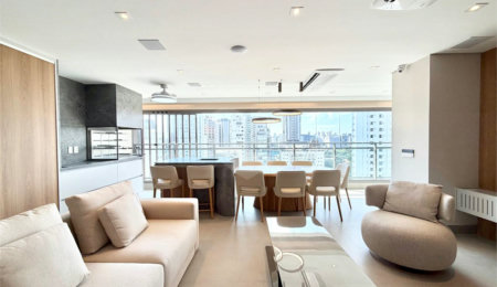 Apartamento à venda ou para alugar com 3 suítes em Campo Belo, São Paulo, SP