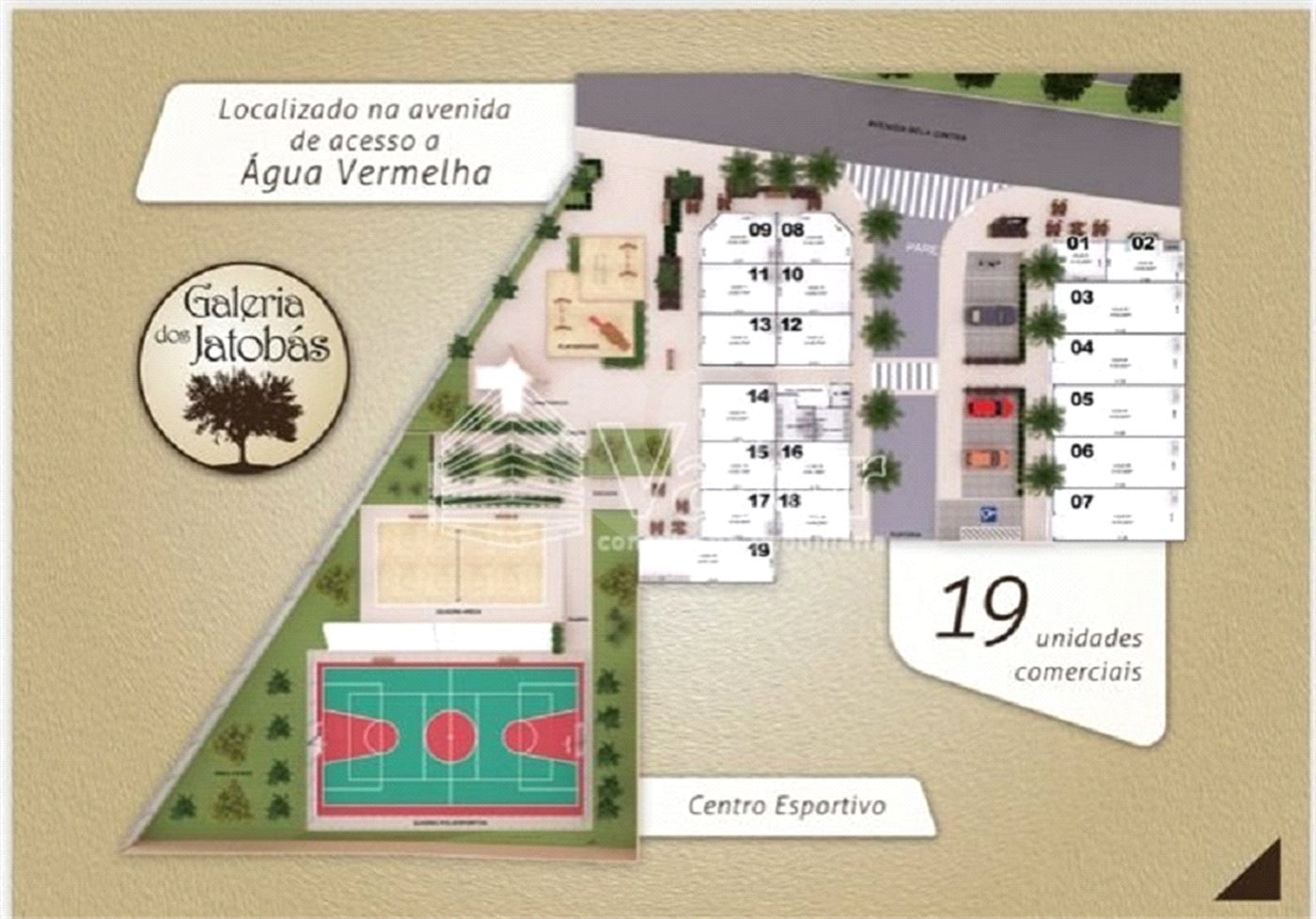 Sala Comercial na Galeria dos Jatobás