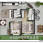 Apartamento à venda com 2 quartos, sendo 1 suíte, em Vila Espírito Santo, Sorocaba, SP