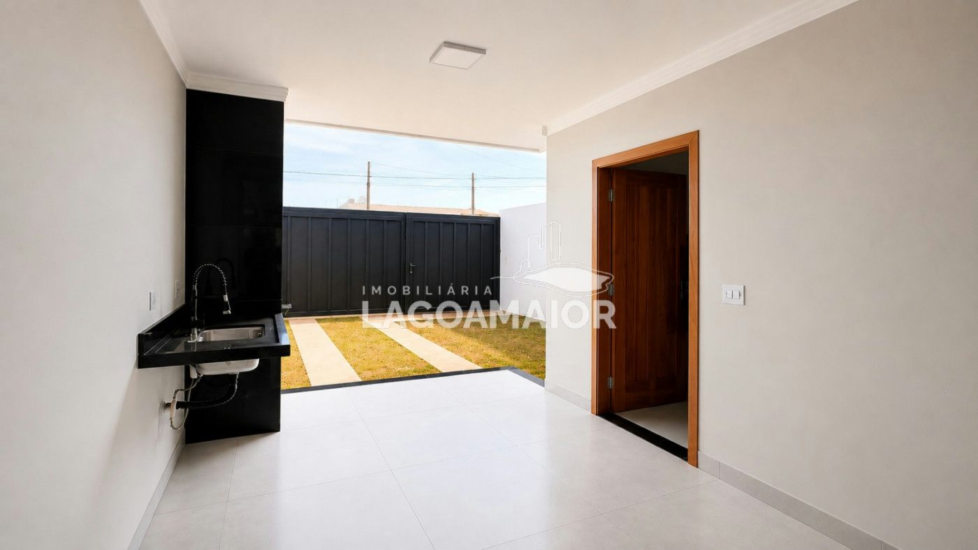Casa à venda com 3 quartos, sendo 1 suíte, em Bela Vista da Lagoa, Três Lagoas, MS
