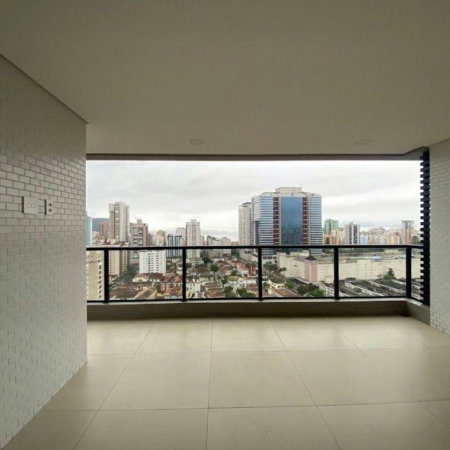Apartamento com 3 dormitórios à venda, 120 m² por R$ 1.461.400,00 - Aparecida - Santos/SP