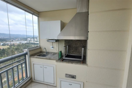 Apartamento para alugar com 3 suítes em Tamboré, Santana de Parnaíba, SP