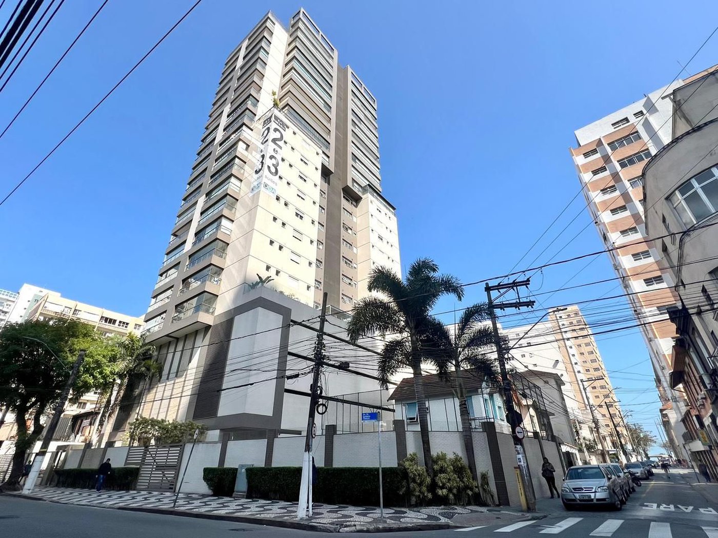 Apartamento com 3 dormitórios à venda, 210 m² por R$ 3.300.000,00 - Boqueirão - Santos/SP