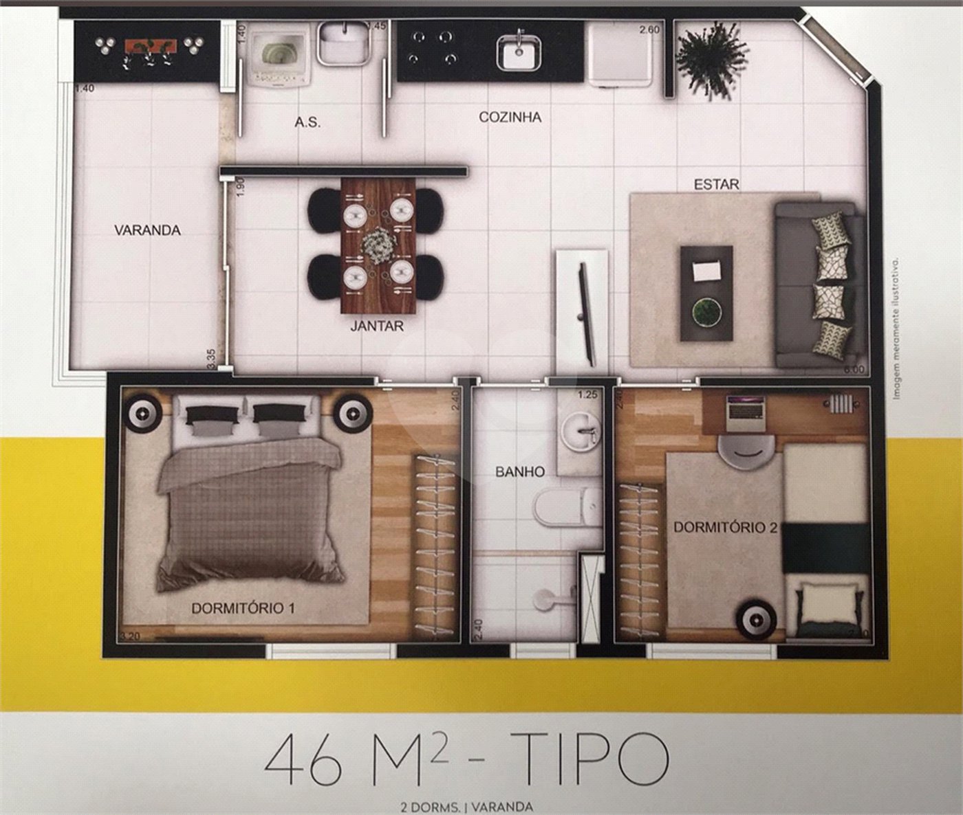 Apartamento à venda com 2 quartos no Centro, Diadema, SP