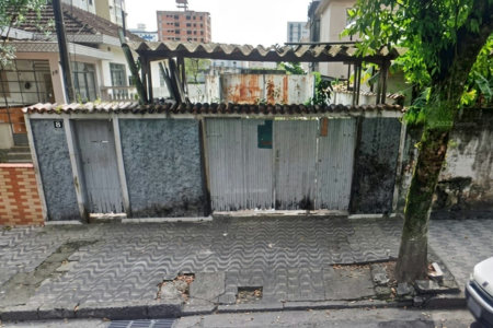 Terreno à venda, 234 m² por R$ 825.000,00 - Embaré - Santos/SP