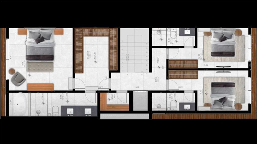 Casa à venda com 4 suítes no condomínio Terraz, São Paulo - SP