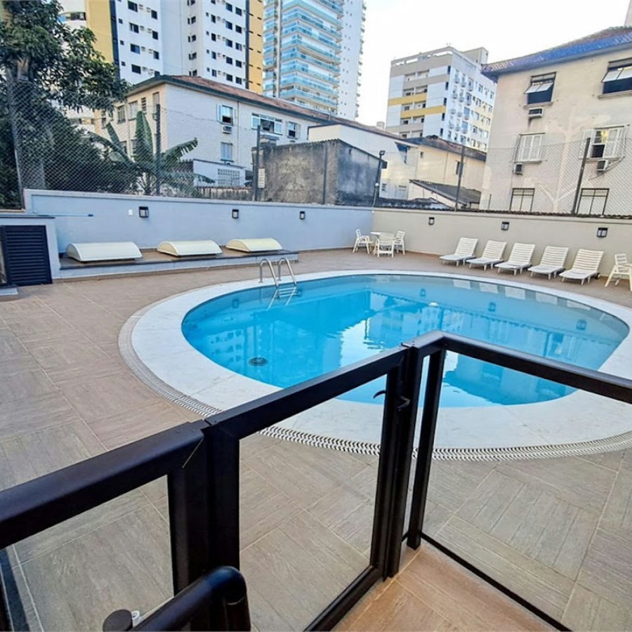 Apartamento com 3 dormitórios à venda, 135 m² por R$ 1.166.000,00 - Pompéia - Santos/SP