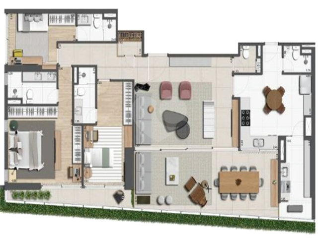 Apartamento à venda com 3 suítes em Jardim América, São Paulo, SP