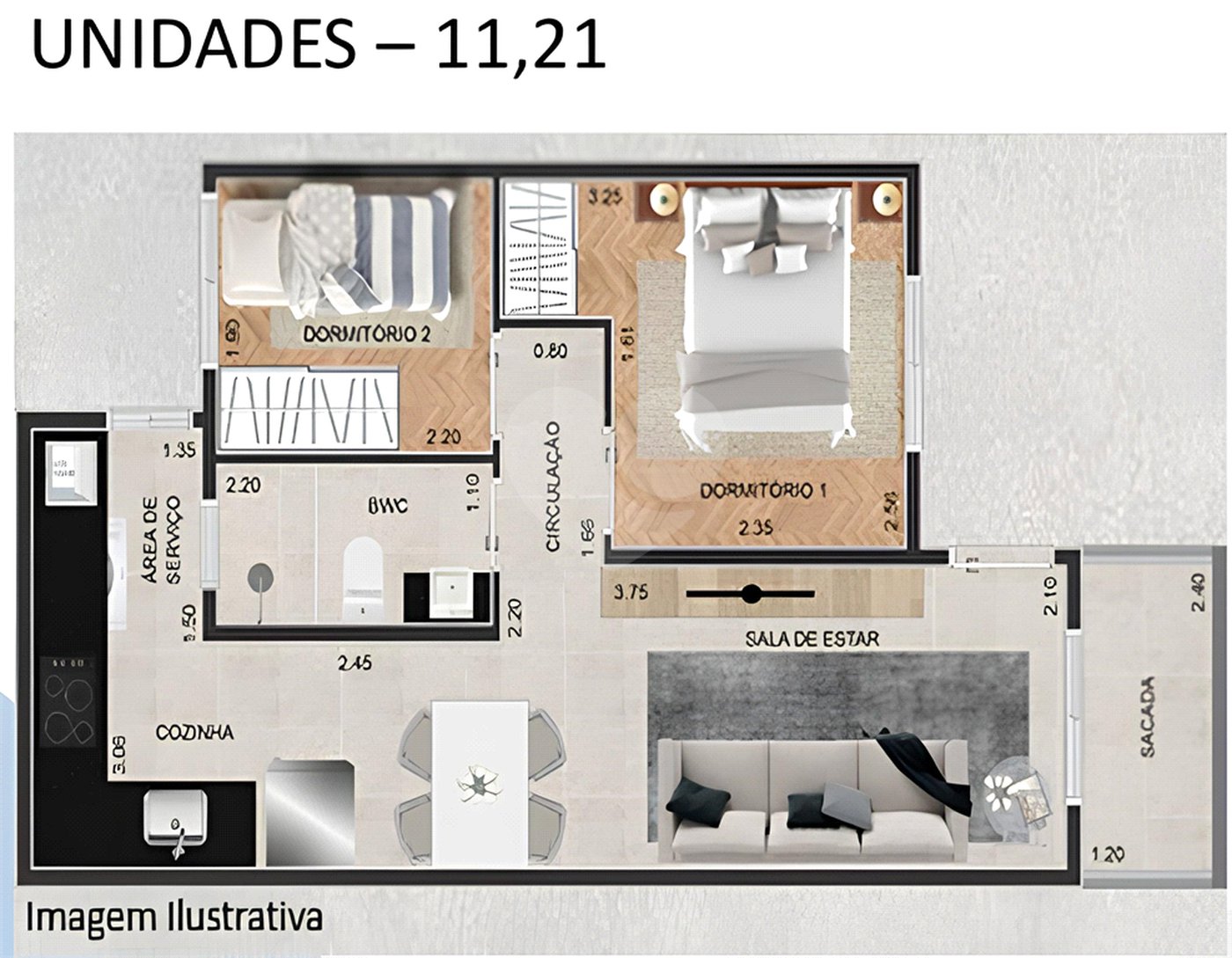 Apartamento à venda com 2 quartos em Santana, São Paulo, SP