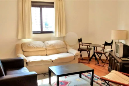 APARTAMENTO MOBILIADO, 1 DORMITORIO, FACIL fACESSO, 1 VAGA, LOCALIZAÇÃO EM MOEMA ÍNDIOS!!