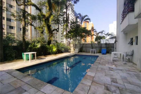 Flat à venda com 1 quarto em Moema, São Paulo, SP