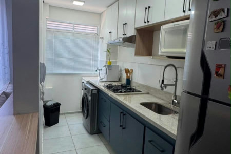 Apartamento de 2 dormitórios- Totalmente Mobiliado em Hortolândia