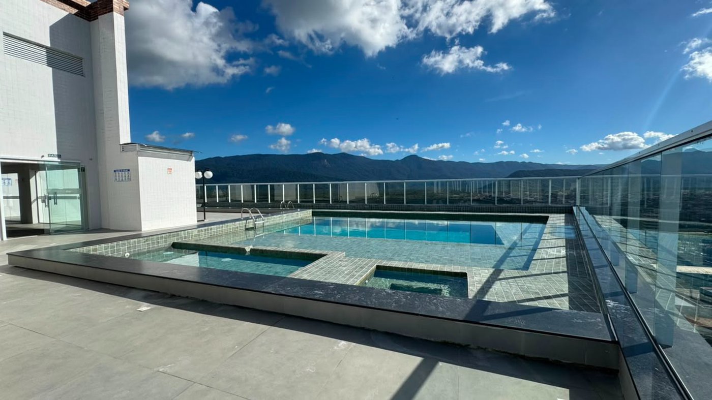Apartamento à venda com 1 suíte em Caiçara, Praia Grande, SP