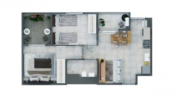 Apartamento 48m² 3
