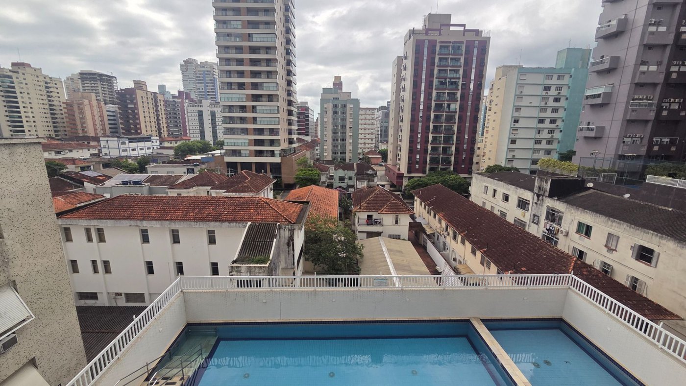Apartamento com 2 dormitórios à venda, 95 m² por R$ 1.320.000,00 - Pompéia - Santos/SP