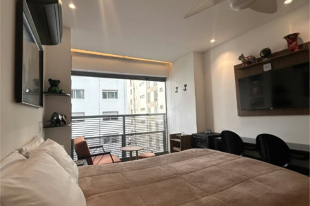 Studio à venda ou para alugar com 1 quarto em Itaim Bibi, São Paulo, SP