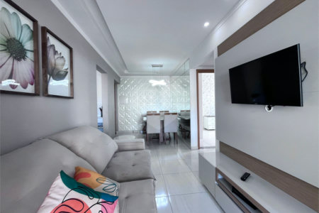 Apartamento à venda com 2 quartos, sendo 1 suíte, em Guilhermina, Praia Grande, SP