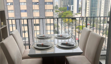 Apartamento à venda com 1 quarto em Campo Belo, São Paulo, SP