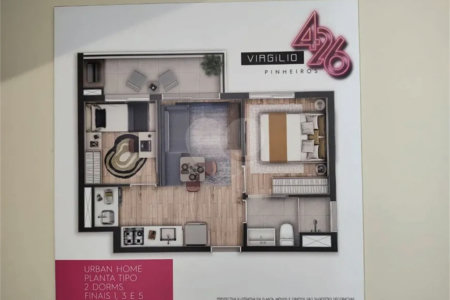 Loja à venda com 2 quartos em Pinheiros, São Paulo, SP