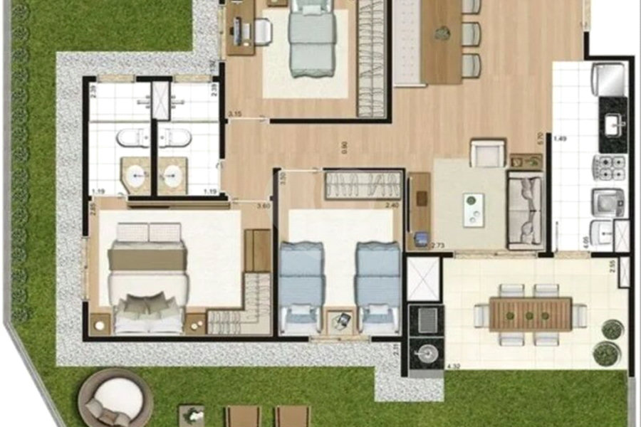 Apartamento à venda com 2 quartos, sendo 1 suíte, em Vila Guilherme, São Paulo, SP
