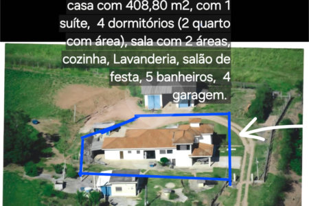 Sítio à venda com 8 quartos, sendo 1 suíte, em Bairro do Laranjal, Atibaia, SP