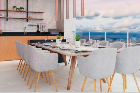 Vende-se lançamento alto padrão/Ponta da Praia com 4 dorm /suíte/wc social e de serviço/4 vagas