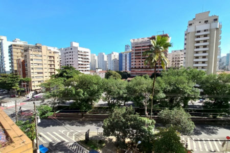 Apartamento com 3 dormitórios para alugar, 202 m² por R$ 6.968,36/mês - Embaré - Santos/SP
