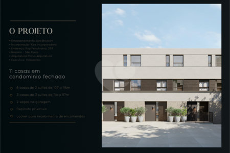 Casa à venda com 3 suítes no condomínio Kza Brooklin, São Paulo - SP