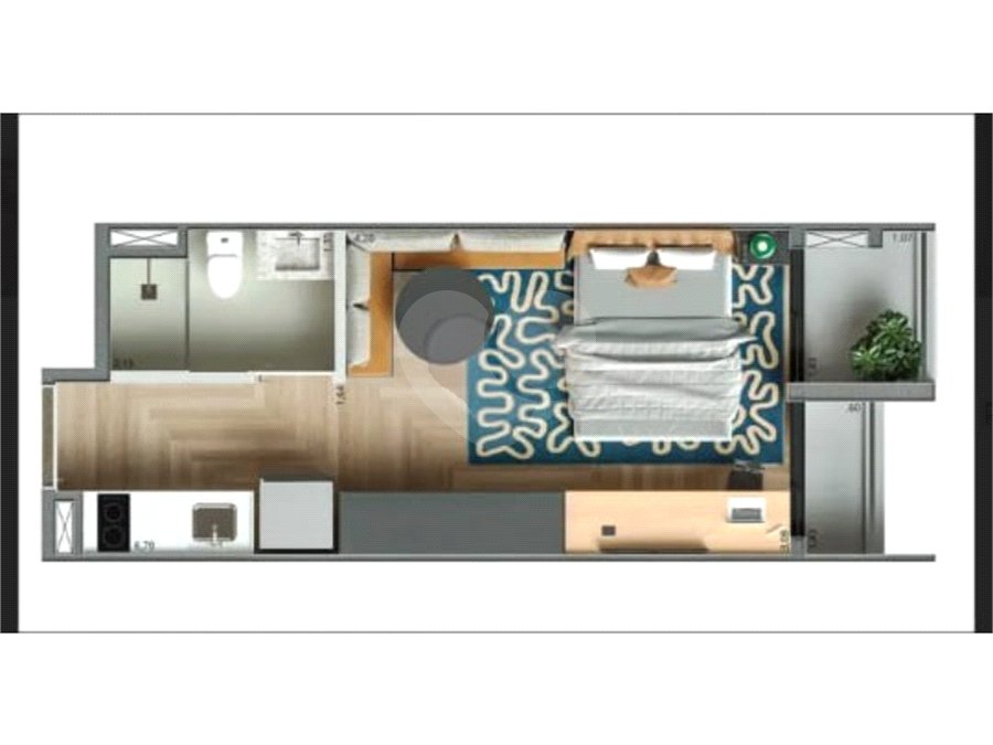 Studio à venda com 1 quarto em Vila Guarani (z Sul), São Paulo, SP