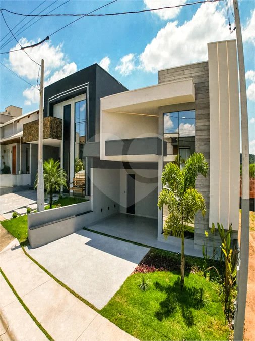 Casa Térrea Evidências - Indaiatuba/SP - R$ 1.950.000,00 - Área Total 307,33 m² - Área Construída 201,90 m² - TÉRREA - 03 suítes sendo a master com closet; Escritório; Lavabo; Cozinha com cooktop, forno, micro-ondas e coifa; Móveis planejados na hall de entrada, sala, escritório, cozinha, gourmet, s